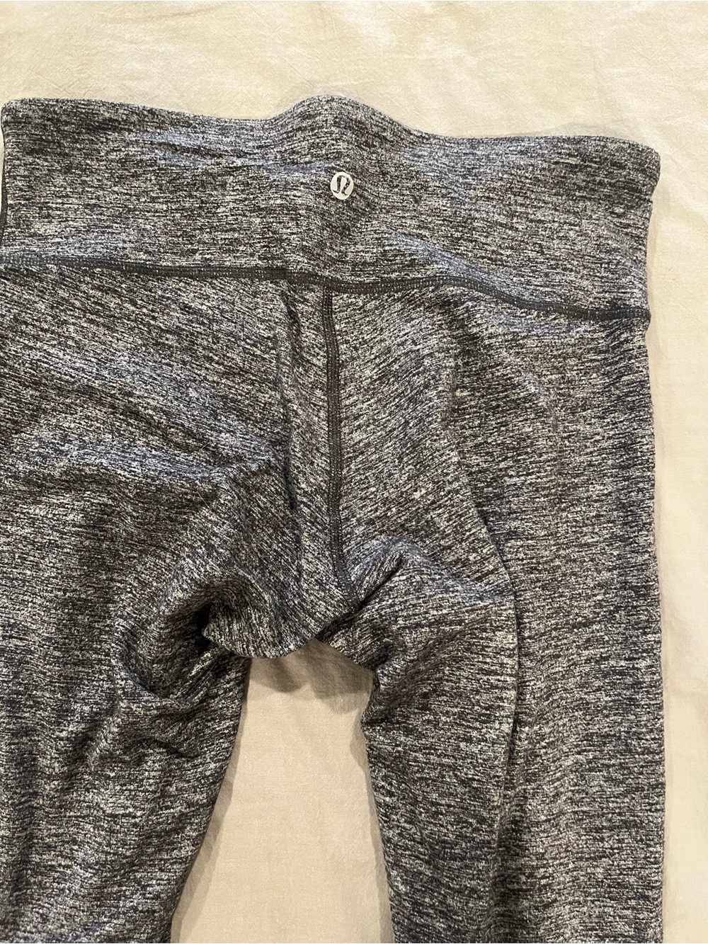 lululemon athletica Heather Gray High-Rise Athletic Leggings